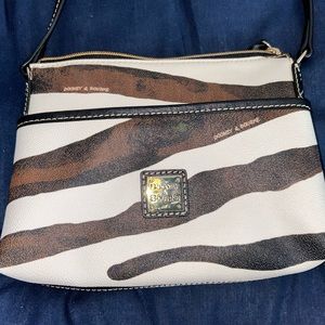 Dooney Zebra Crossbody Pouchette